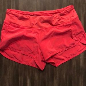 lululemon athletica Shorts - Hot Pink Lululemon speed shorts lululemon athletica Shorts - Hot Pink Lululemon speed shorts